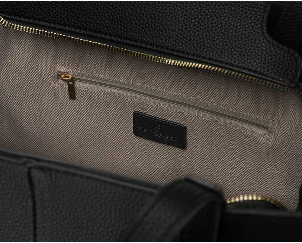 Didelė moteriška shopper rankinė Peterson, juoda AX37