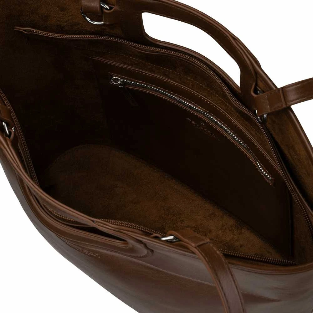 Didelė moteriška shopper rankinė Peterson, ruda AX40