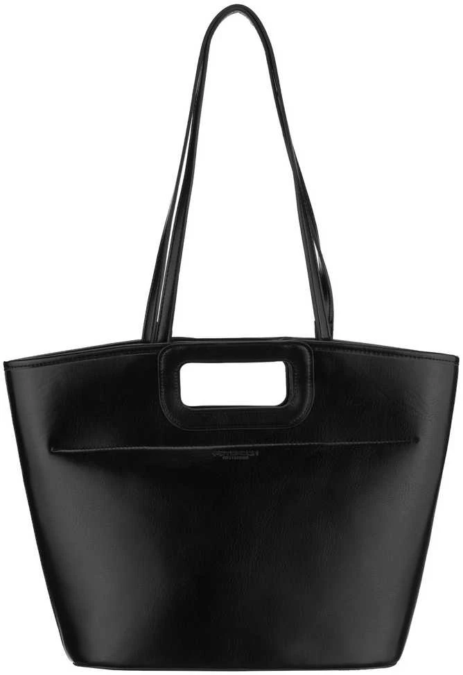 Didelė moteriška shopper rankinė Peterson, juoda AX39