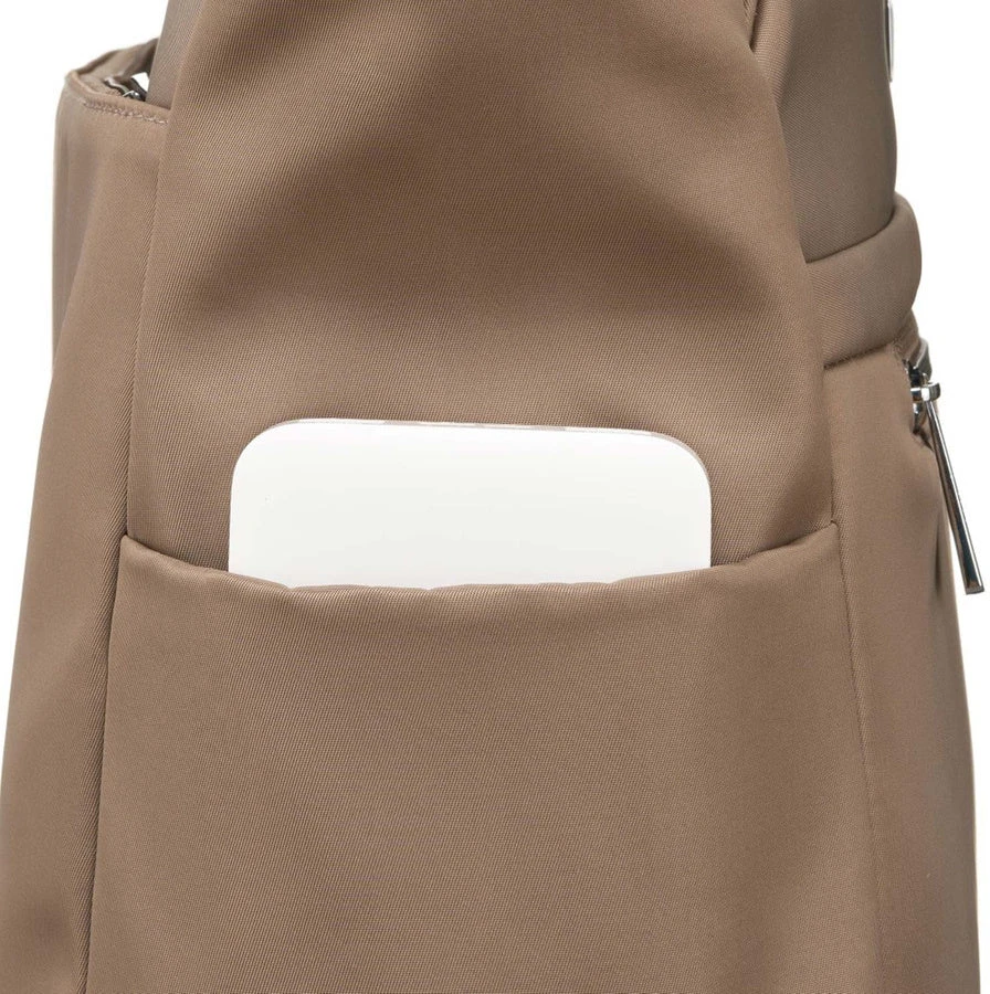 Didelė moteriška shopper tipo rankinė ant peties „Peterson“, elegantiškos spalvos, iš dirbtinės odos RM10