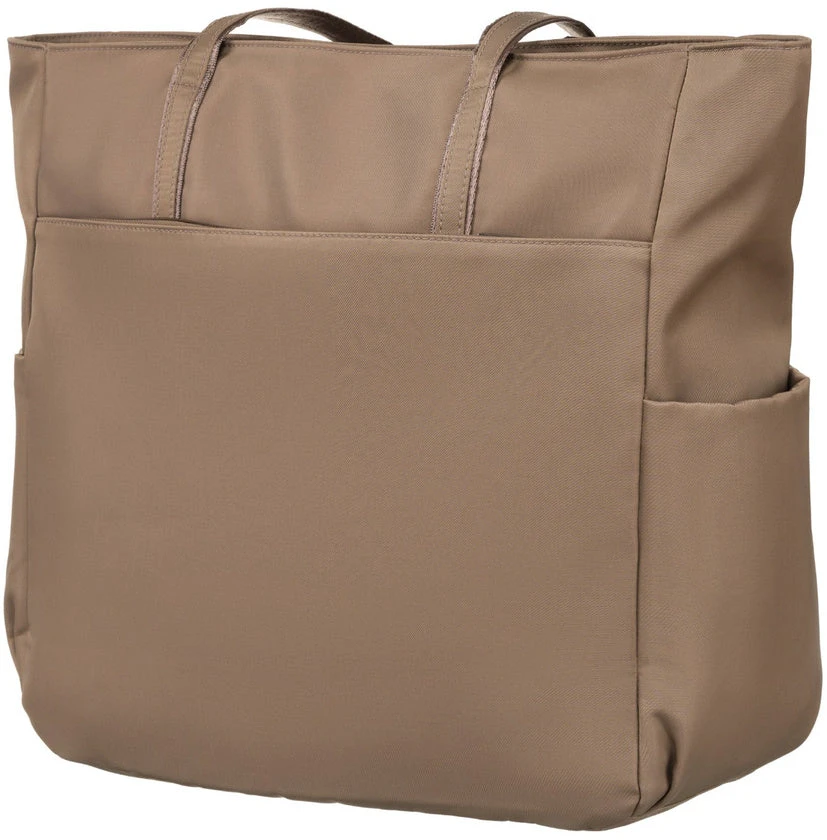 Didelė moteriška shopper tipo rankinė ant peties „Peterson“, elegantiškos spalvos, iš dirbtinės odos RM10