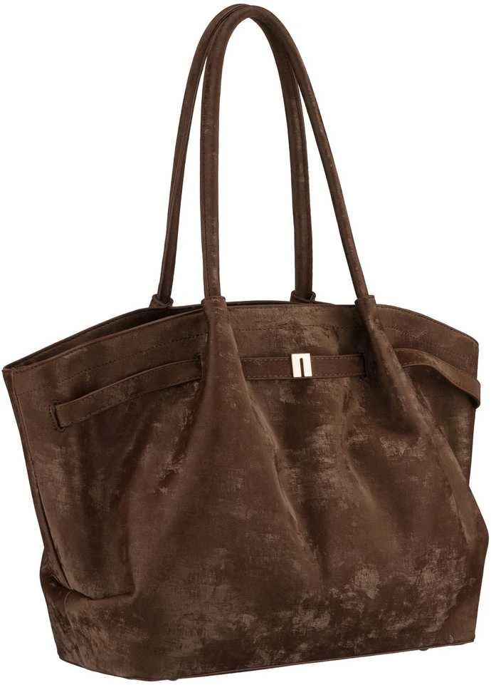Didelė moteriška shopper tipo rankinė Peterson, ruda AX35