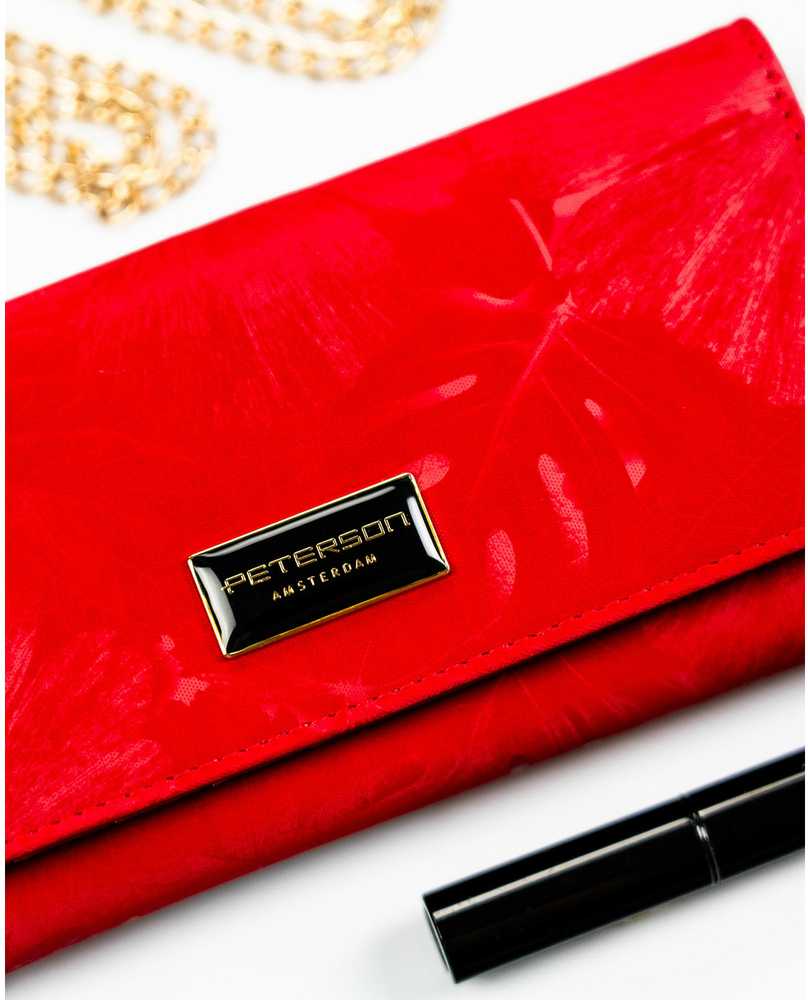 Didelė piniginė moterims Peterson, raudona 2470