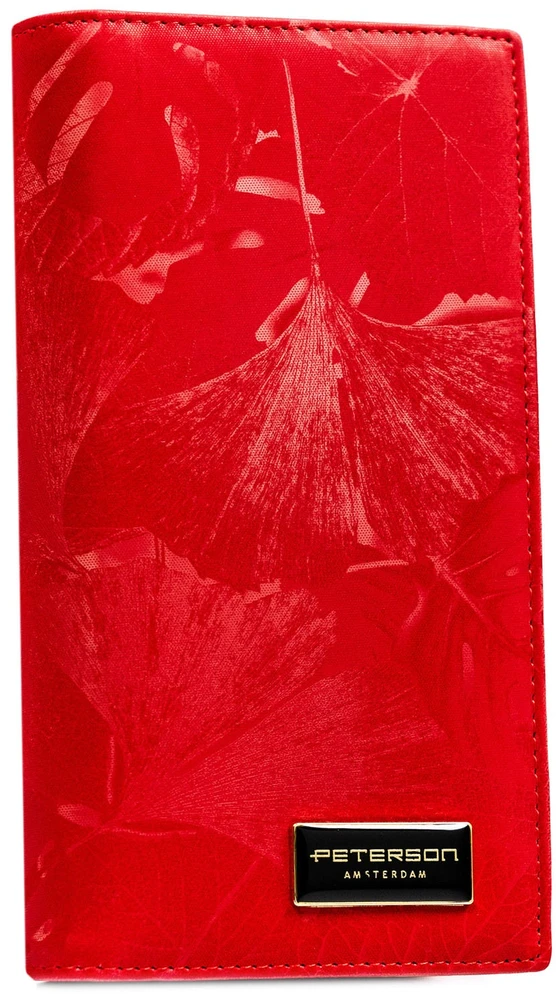 Didelė piniginė moterims Peterson, raudona 2531