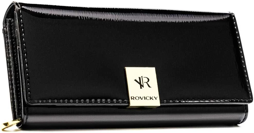 Didelė piniginė moterims Rovicky, juoda G37