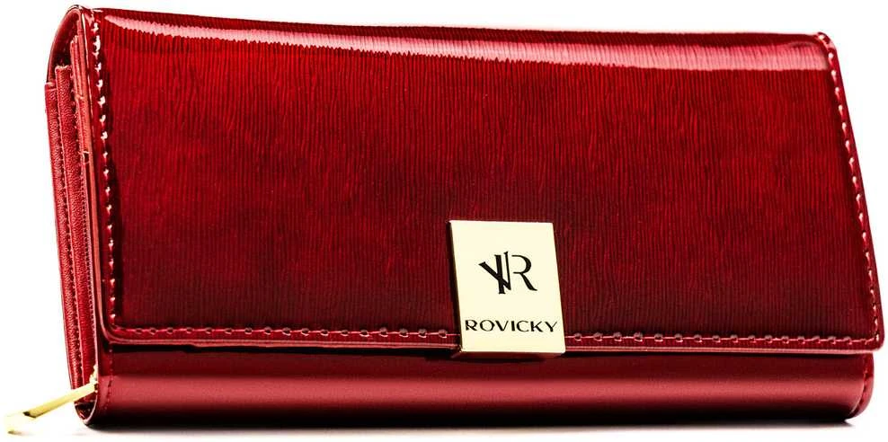 Didelė piniginė moterims Rovicky, raudona G36