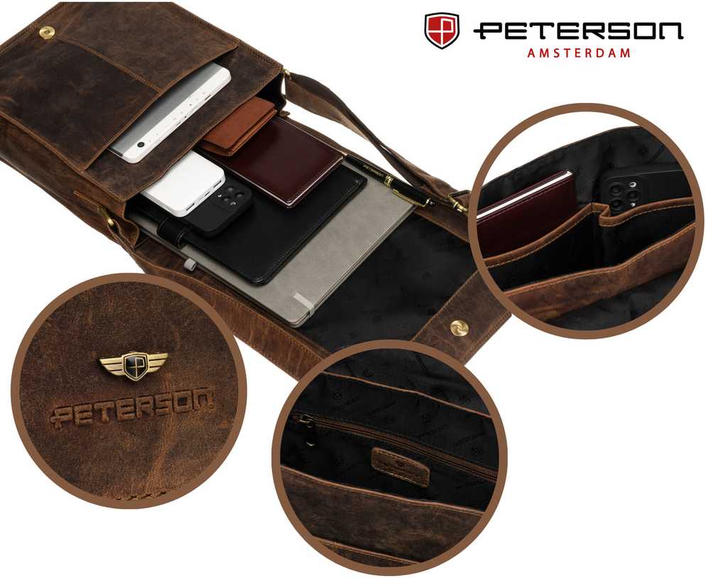 Didelė rankinė vyrams Peterson R277
