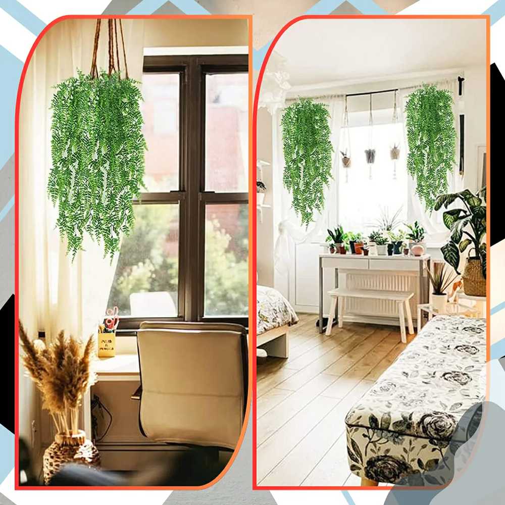 Dirbtinė paparčio dekoracija, žalia, 82 cm