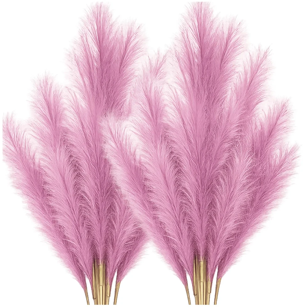 Dirbtinė rožinė pampų žolė PVC 56,5 cm (20 vnt.) N82