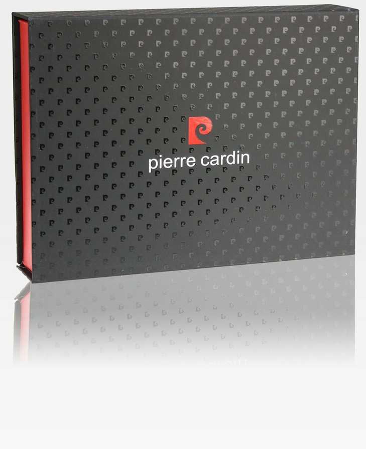 Dovanų rinkinys vyrams: odinė piniginė Pierre Cardin RFID, odinis diržas 75T8806BB