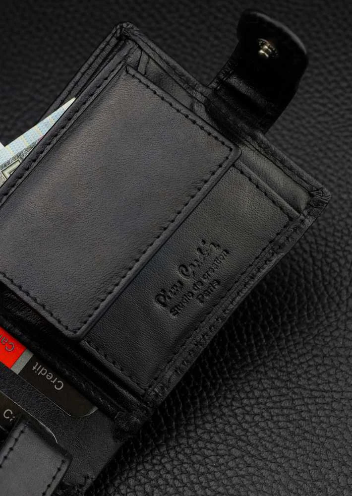 Dovanų rinkinys vyrams: odinė piniginė Pierre Cardin RFID ir diržas Stevens A323206