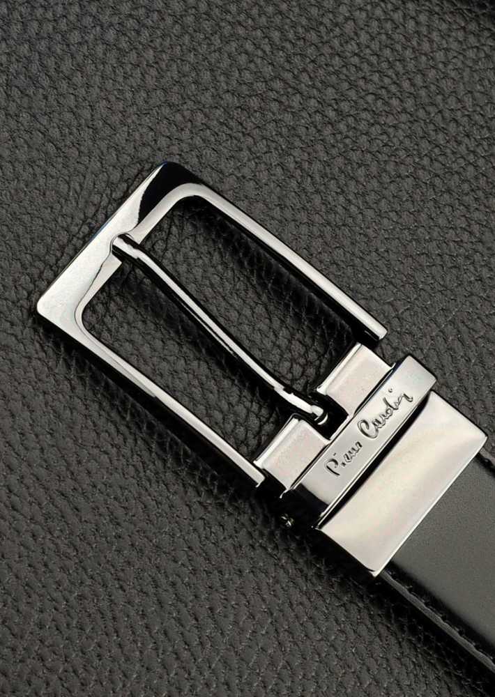 Dovanų rinkinys vyrams: odinė piniginė Pierre Cardin RFID, odinis diržas 75T8806BB