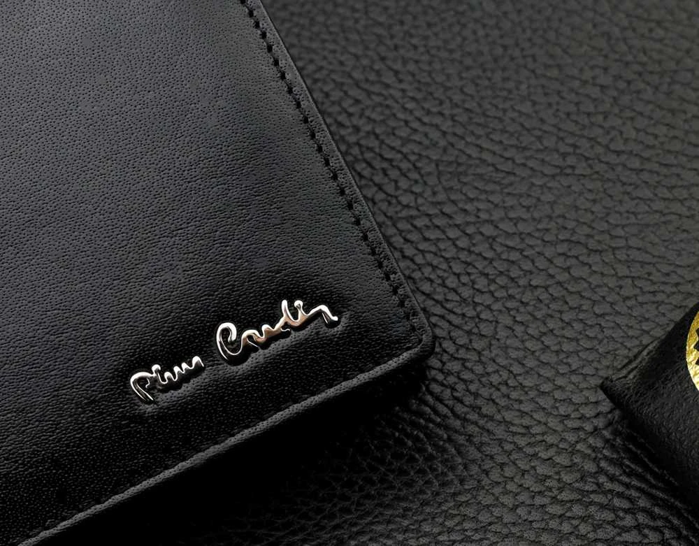 Dovanų rinkinys vyrams: odinė piniginė Pierre Cardin RFID ir diržas Stevens 423206
