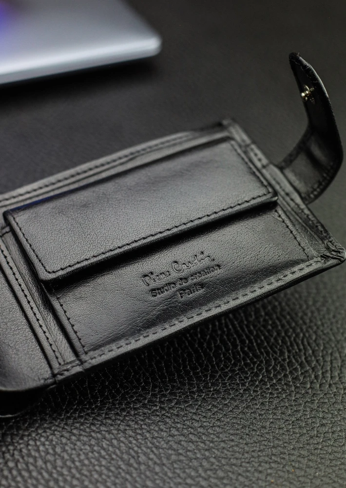 Dovanų rinkinys vyrams: odinė piniginė Pierre Cardin RFID ir diržas Stevens A6088206