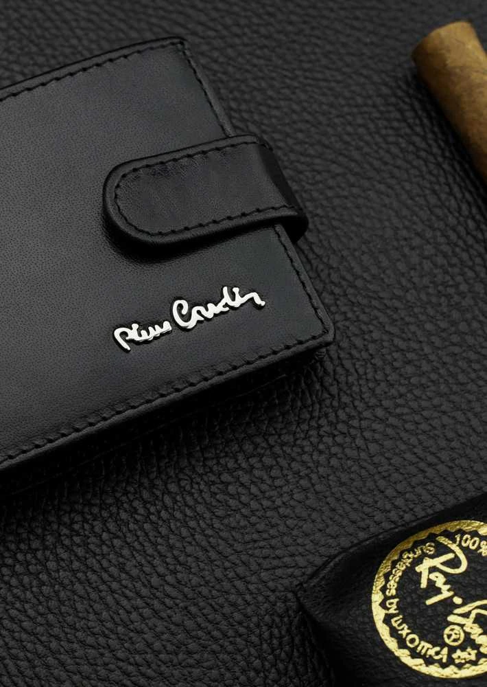 Dovanų rinkinys vyrams: odinė piniginė Pierre Cardin RFID ir diržas Stevens A6088206