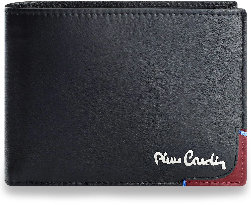 Dovanų rinkinys vyrams: odinė piniginė Pierre Cardin RFID, odinis diržas 75TILAK8806