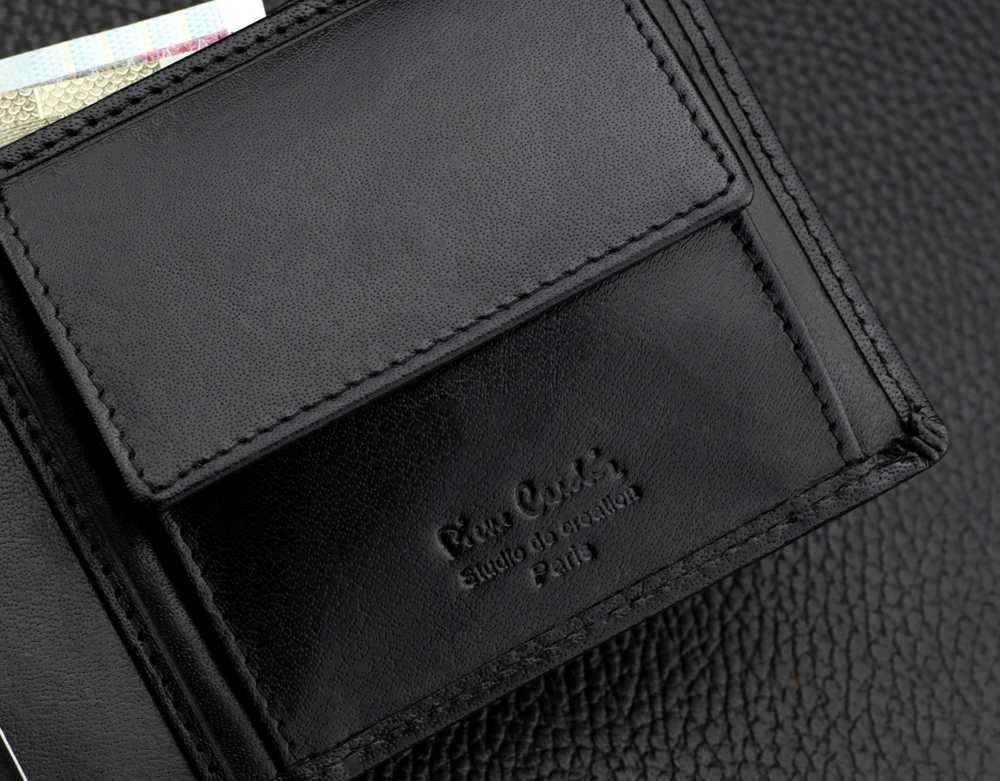 Dovanų rinkinys vyrams: odinė piniginė Pierre Cardin RFID ir diržas Stevens 423206