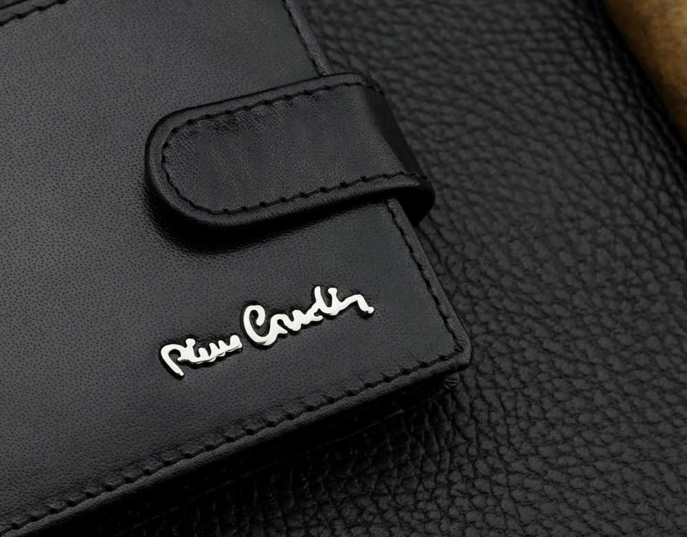 Dovanų rinkinys vyrams: odinė piniginė Pierre Cardin RFID ir diržas Stevens A323206