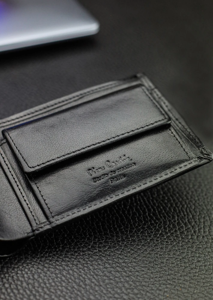 Dovanų rinkinys vyrams: odinė piniginė Pierre Cardin RFID ir diržas Stevens 6088206