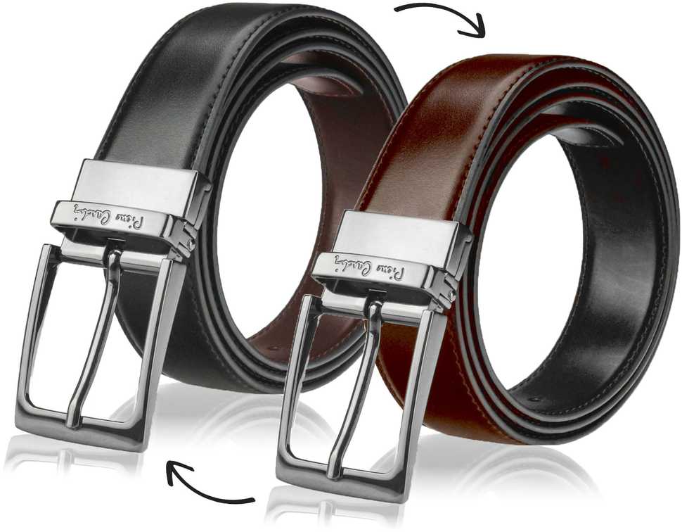 Dovanų rinkinys vyrams: odinė piniginė Pierre Cardin RFID, odinis diržas 75T8806BB