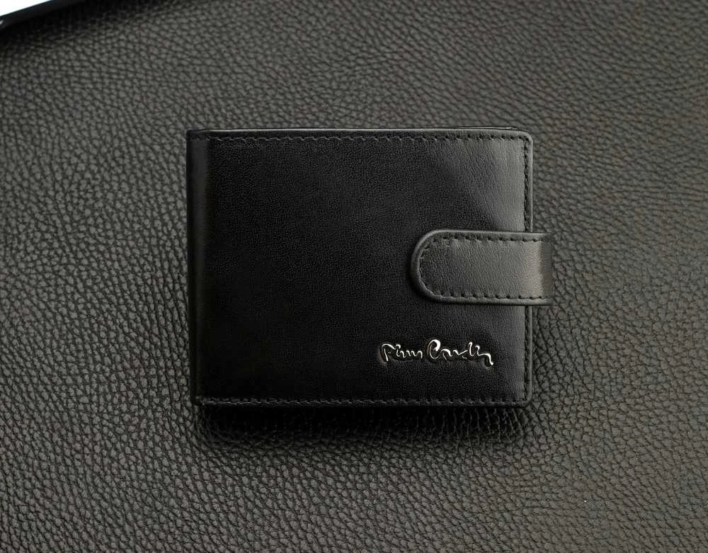Dovanų rinkinys vyrams: odinė piniginė Pierre Cardin RFID ir diržas Stevens A323206
