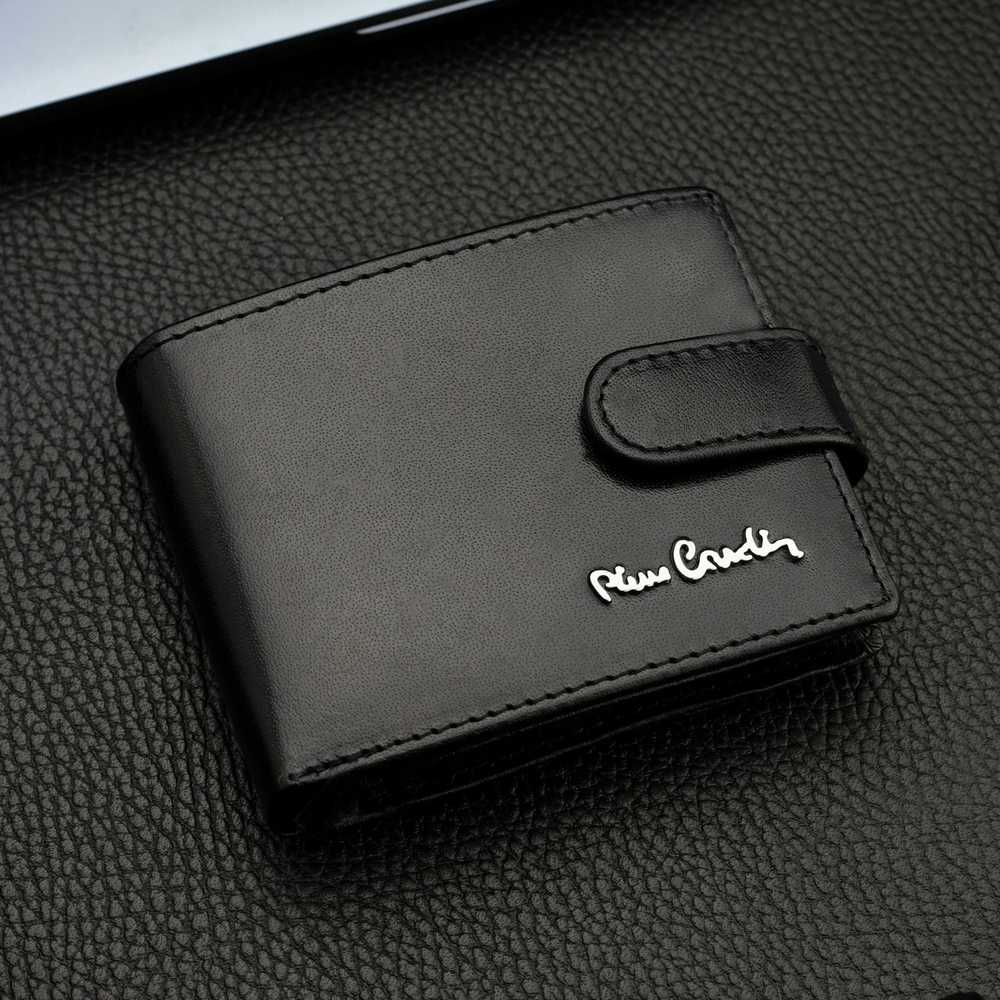 Dovanų rinkinys vyrams: odinė piniginė Pierre Cardin RFID ir diržas Stevens A423206