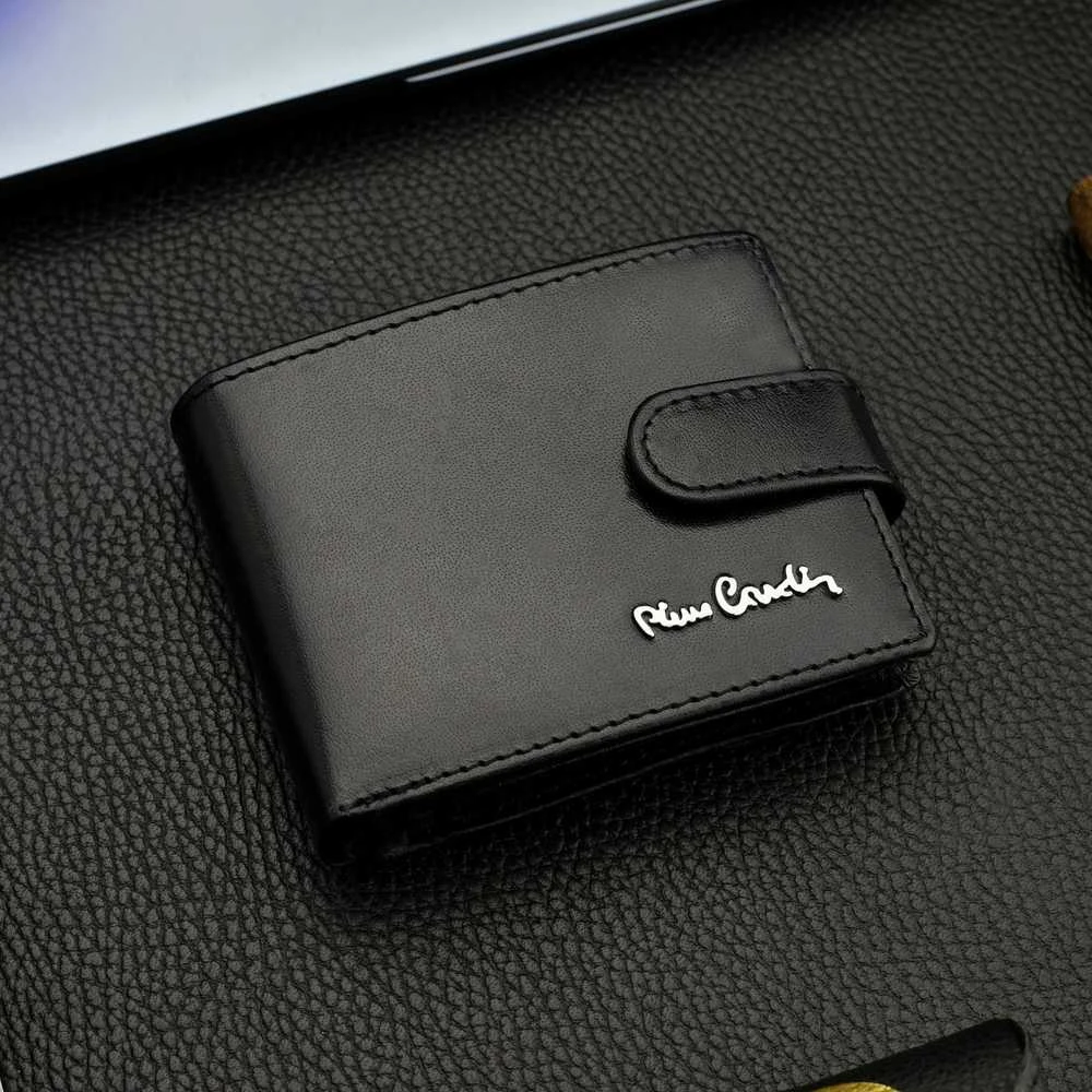 Dovanų rinkinys vyrams: odinė piniginė Pierre Cardin RFID ir diržas Stevens A323206