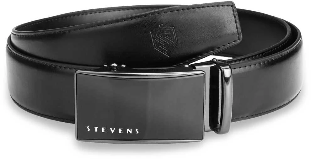 Dovanų rinkinys vyrams – piniginė ir diržas „Stevens 2505“, juoda PREMIUM