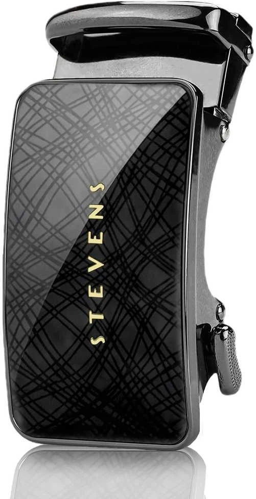 Dovanų rinkinys vyrams – piniginė ir diržas „Stevens 2506“, juoda PREMIUM