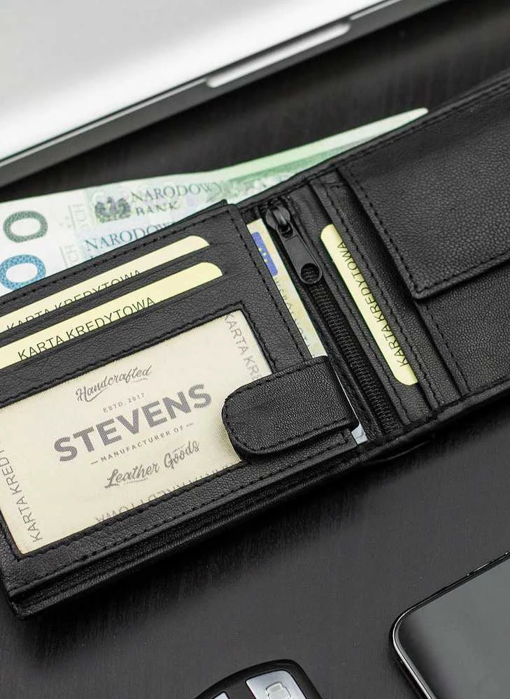 Dovanų rinkinys vyrams, piniginė su dvipusiu diržu Stevens 325