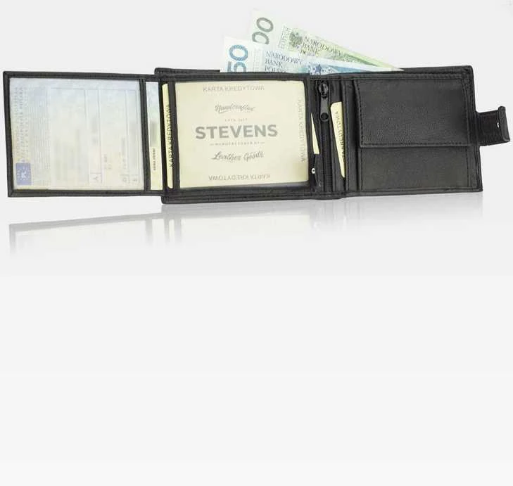 Dovanų rinkinys vyrams, piniginė su dvipusiu diržu Stevens 325A