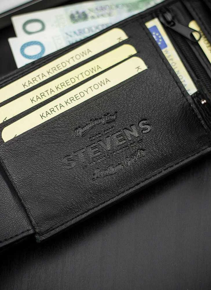 Dovanų rinkinys vyrams, piniginė su dvipusiu diržu Stevens 325A
