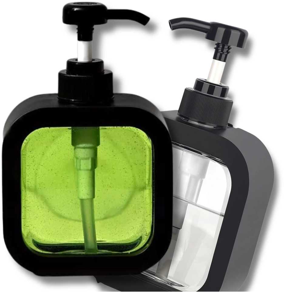 Dozatorius skysčiams, juodas, 500 ml