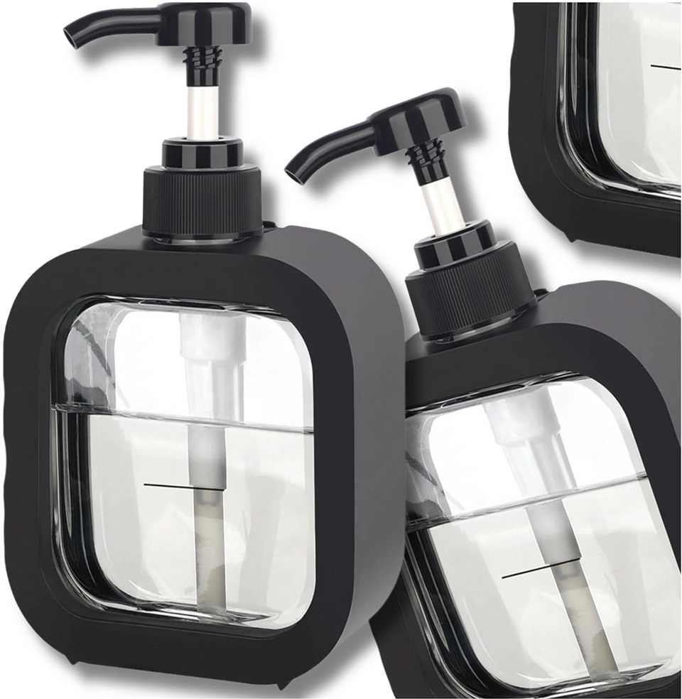 Dozatorius skysčiams, juodas, 500 ml