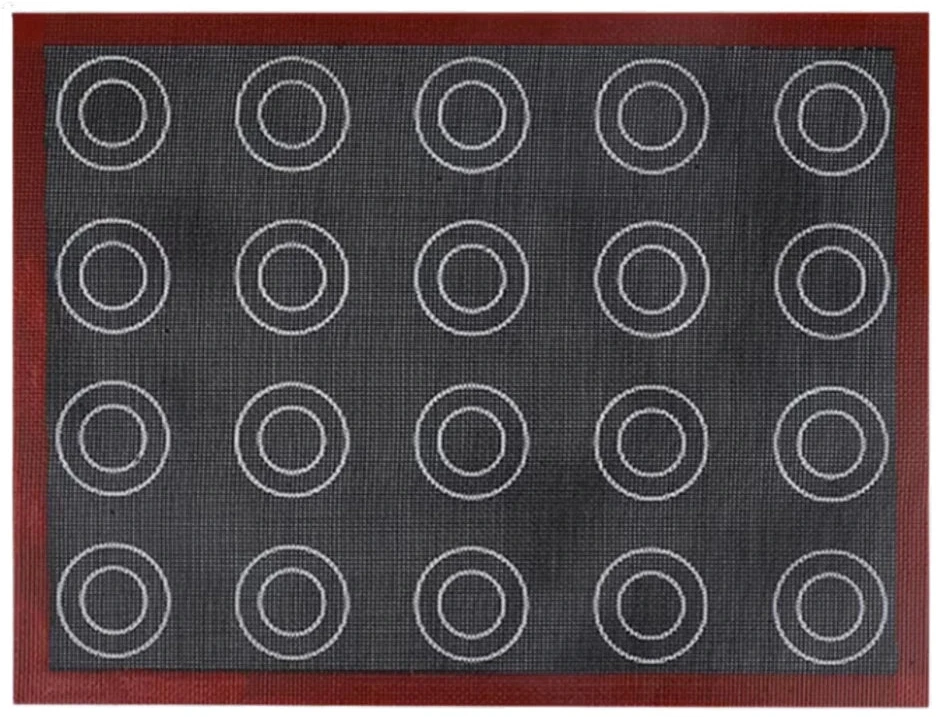 Dvipusis perforuotas silikoninis kepimo kilimėlis 40x30 cm H143