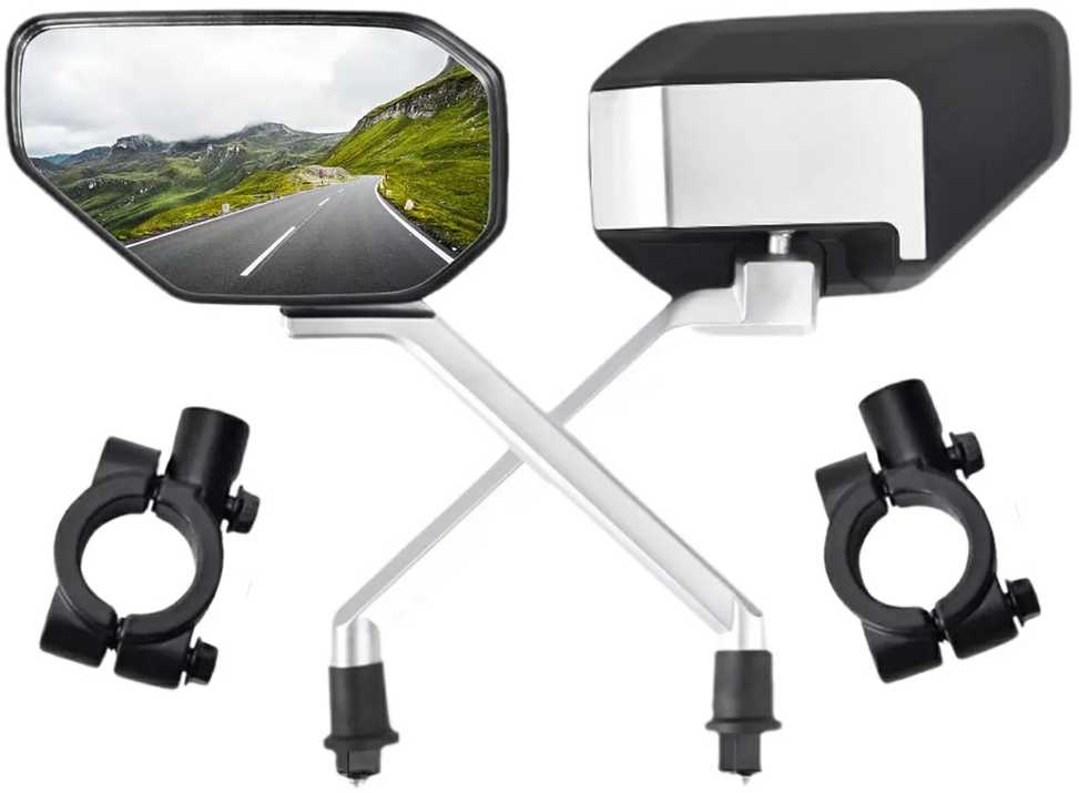 Dviračio galinio vaizdo veidrodėliai, 360°, 2 vnt.
