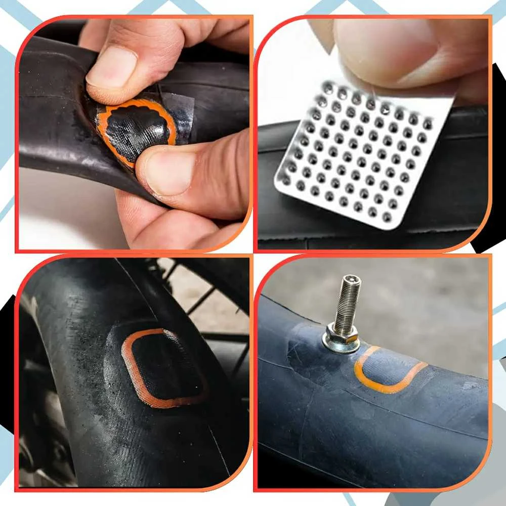 Dviračio remonto rinkinys multitool pleistrai kelioninis