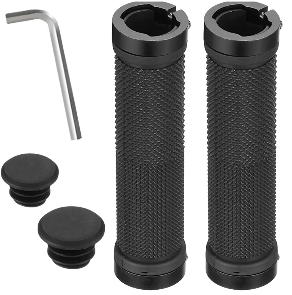 Dviračio vairo rankenėlės juodos 22 mm D73