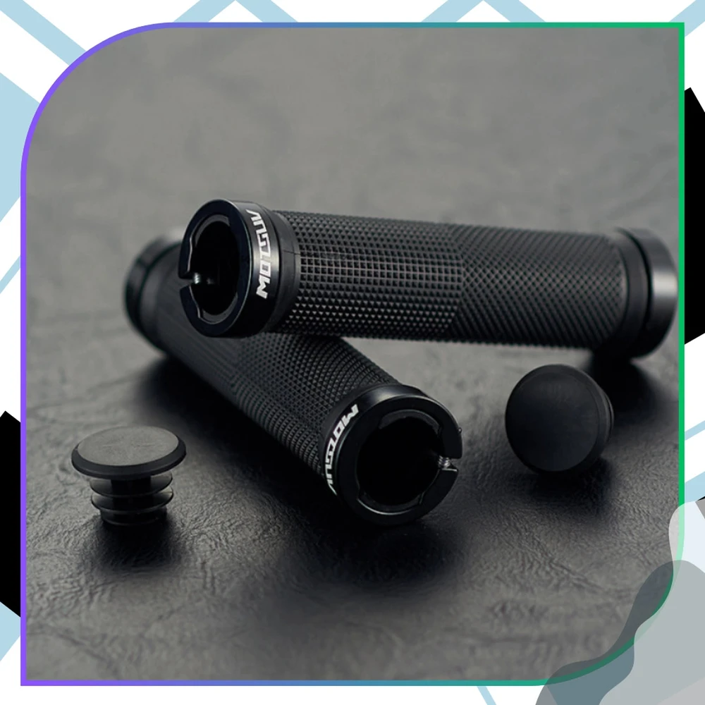 Dviračio vairo rankenėlės juodos 22 mm D73
