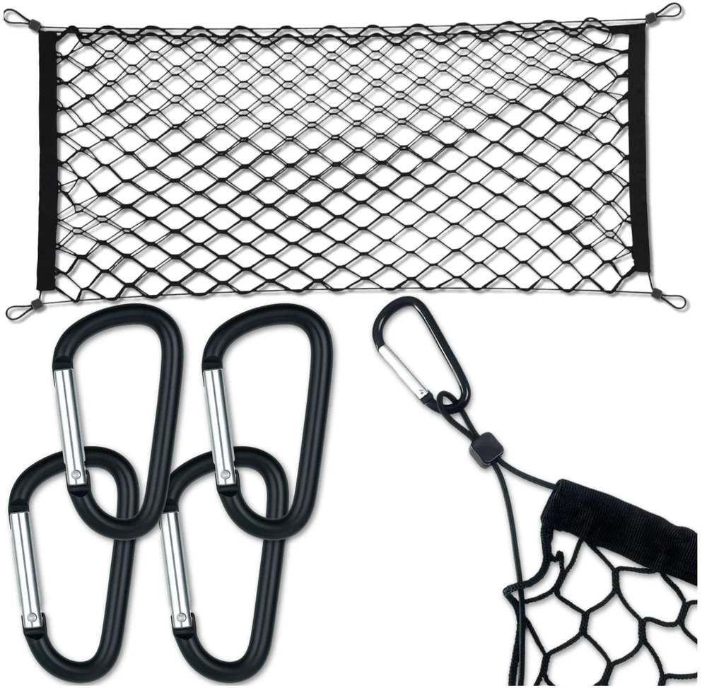 Elastinis bagažinės tvirtinimo tinklas 130x45 cm A234