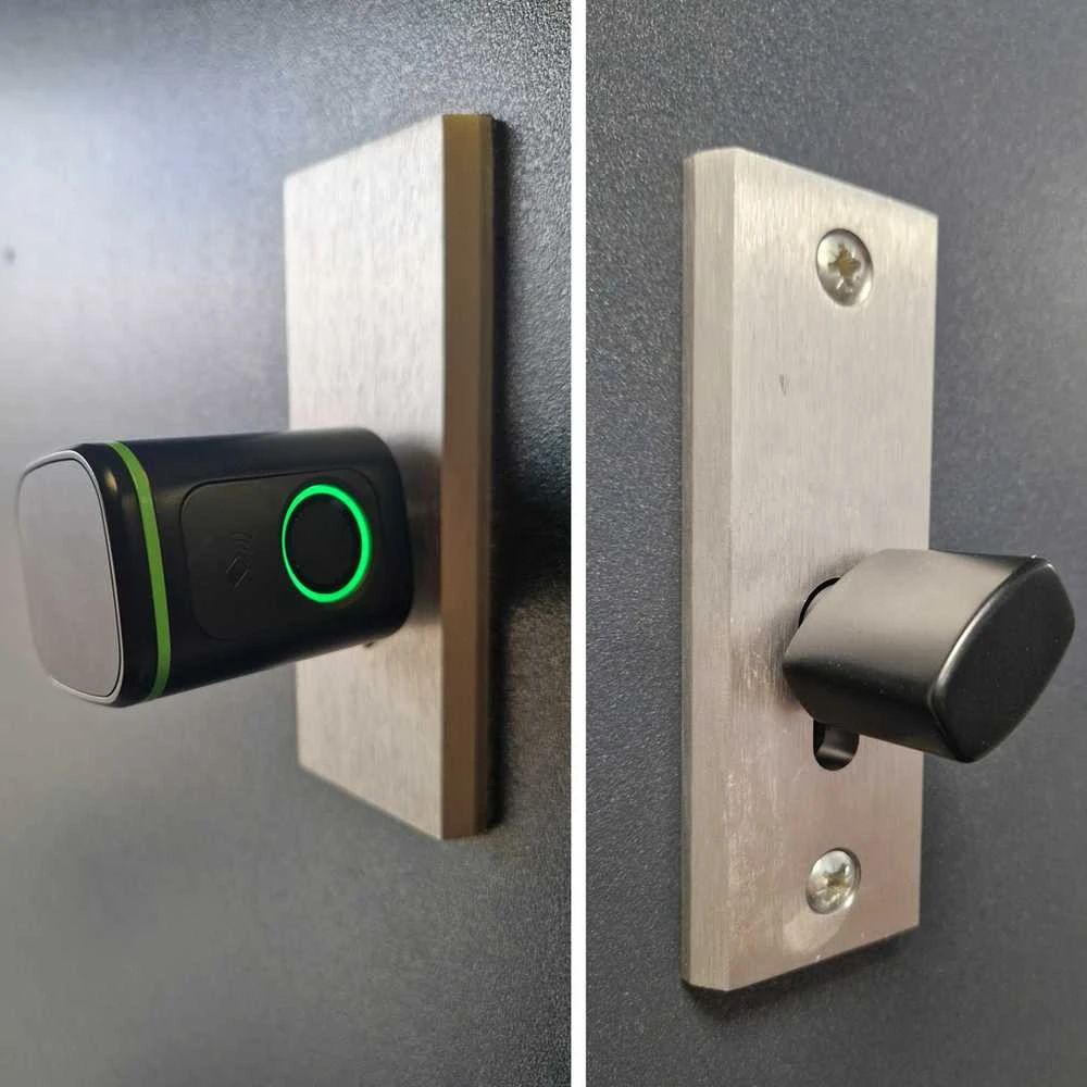 Elektroninė išmanioji durų spyna su pirštų atspaudu ir „Bluetooth“