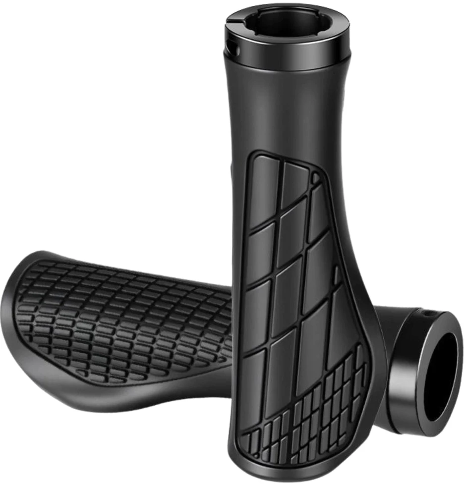 Ergonominės vairo rankenėlės, juodos, 22 mm D74