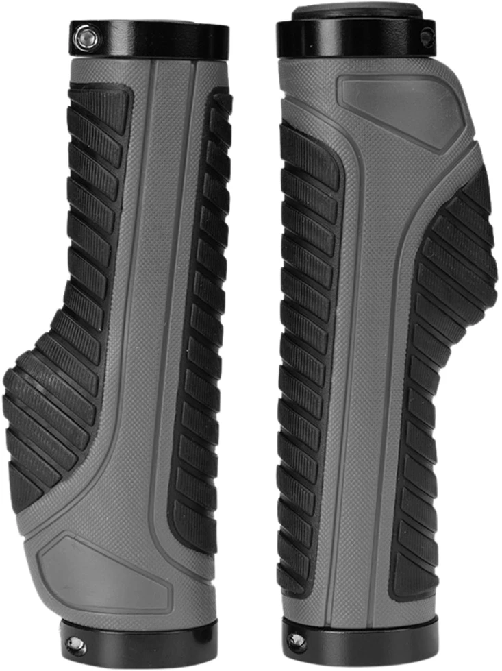 Ergonominės vairo rankenėlės pilkai juodos 22 mm D75