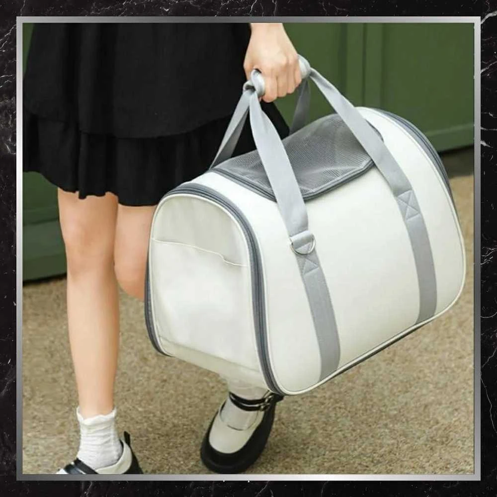Gyvūnų transportavimo krepšys BAD&BAGS, smėlio spalvos