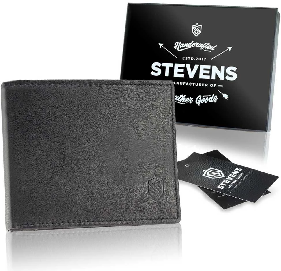 Horizontali odinė piniginė vyrams Stevens DP02