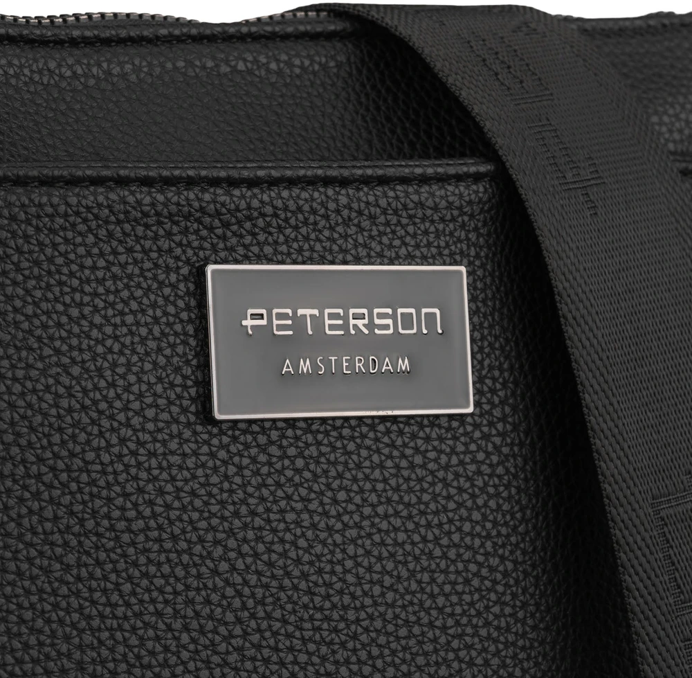 Juoda moteriška dirbtinės odos rankinė Peterson K83