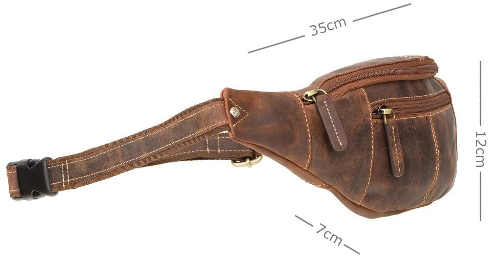Juosmens rankinė Visconti 721, ruda