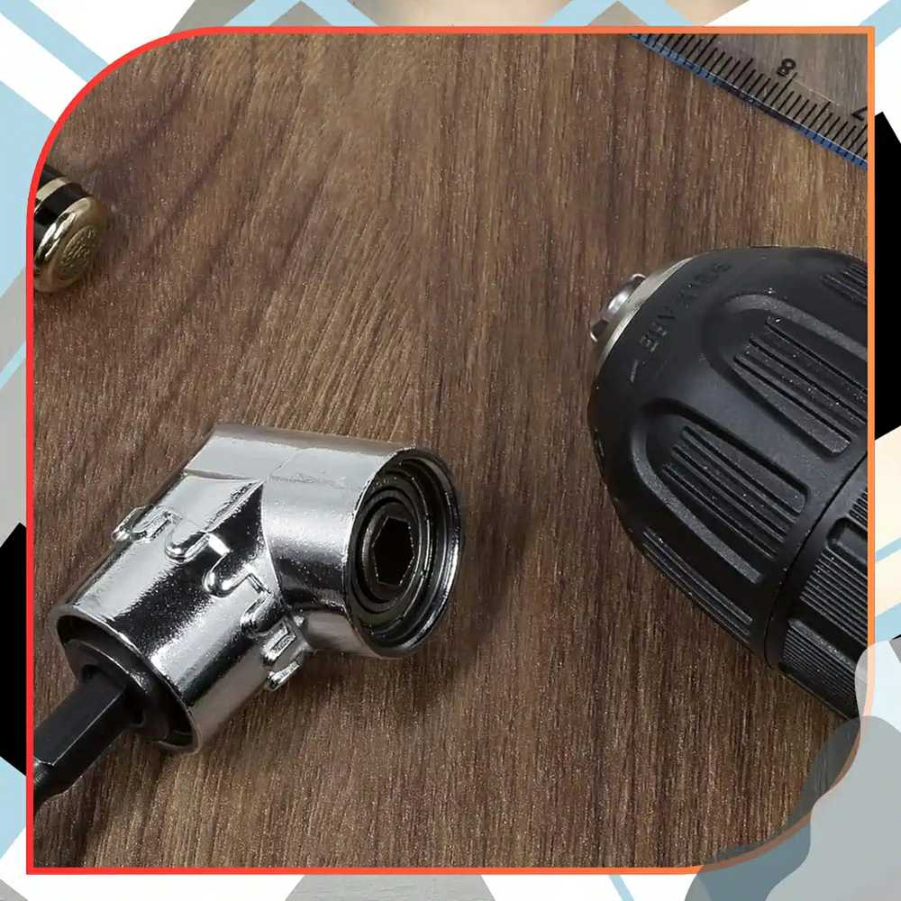 Kampinis adapteris gręžtuvui, HEX