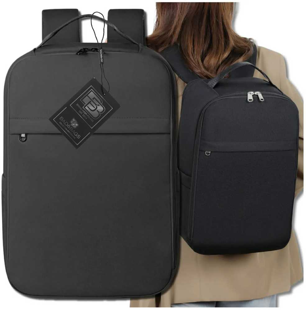 Kelioninė kuprinė BAD&BAGS, juoda, vandeniui atspari