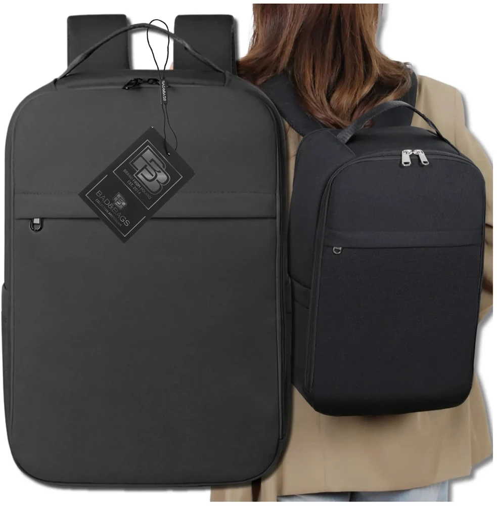 Kelioninė kuprinė BAD&BAGS, juoda, vandeniui atspari